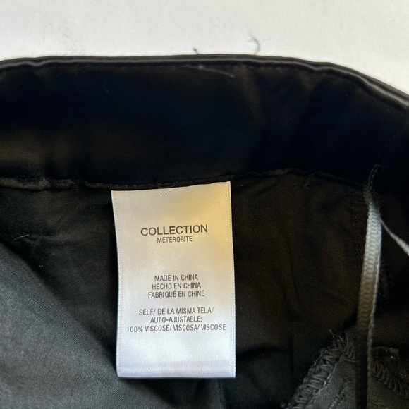 Favorite Daughter Meteorite Black Satin Cargo women’s Pants Size 0 - Picture 9 of 12